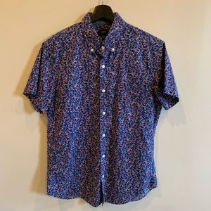 J. Crew short sleeve button down floral print